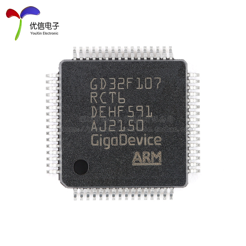 原装GD32F107RCT6 LQFP-64 ARM Cortex-M3 32位微控制器-MCU芯片 - 图1