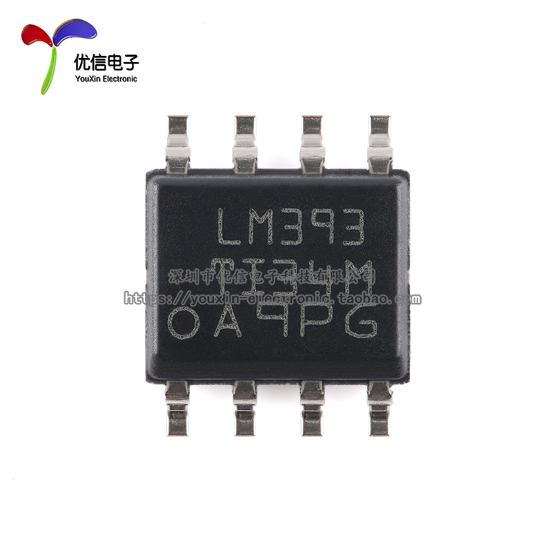 【优信电子】原装正品 贴片 LM393DR SOIC-8 双电压比较器IC芯片 - 图1