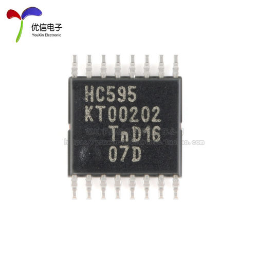 原装正品 74HC595PW,118 TSSOP-16 8位输出移位寄存器逻辑芯片 - 图0