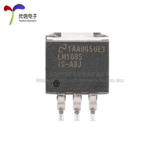 原装正品 LM1085ISX-ADJ/NOPB TO-263-3 可调式3A线性稳压器芯片 - 图1