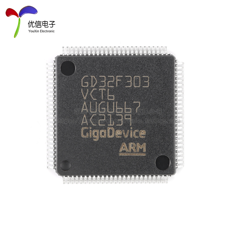 原装GD32F303VCT6 LQFP-100 ARM Cortex-M4 32位微控制器-MCU芯片