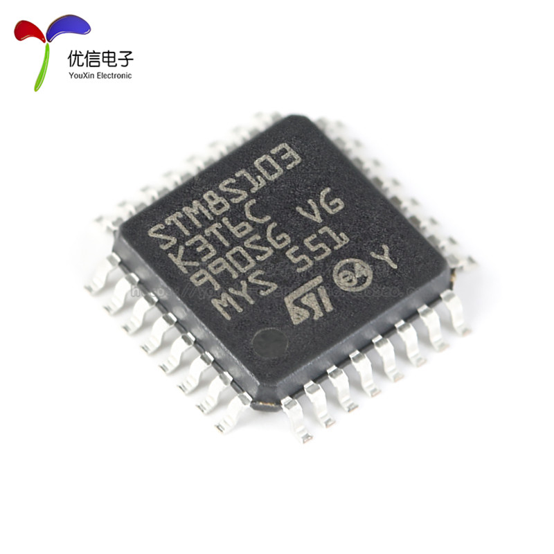 原装正品 STM8S103K3T6C LQFP-32 16MHz/8KB闪存/8位微控制器-MCU - 图0