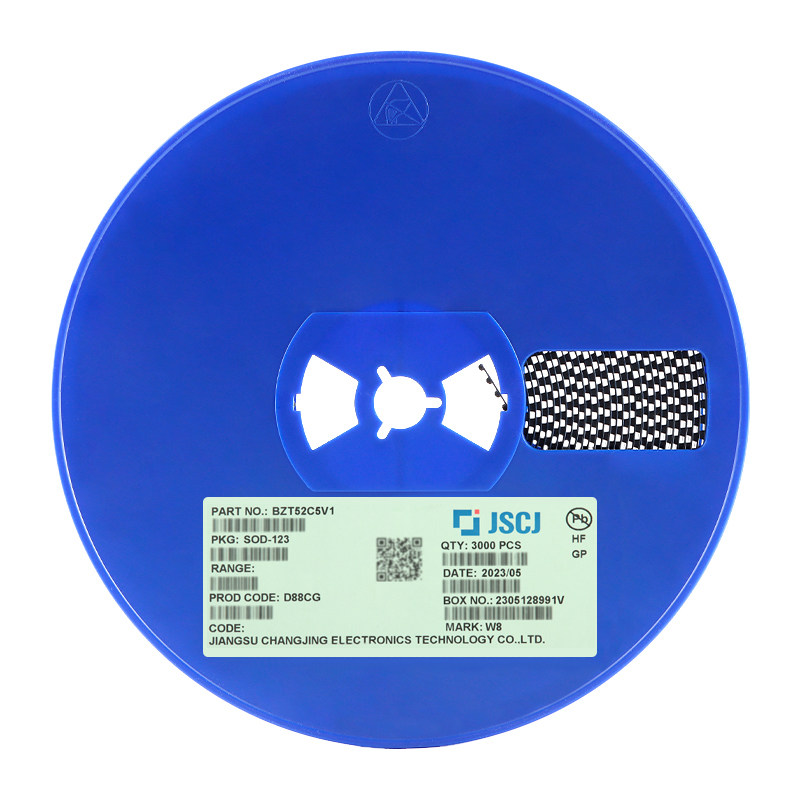 原装正品 BZT52C5V1 SOD-123 5.1V 350mW稳压二极管（20只） - 图0