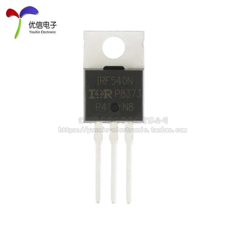 原装正品 IRF540NPBF TO-220 N沟道 100V/33A 直插MOSFET场效应管 - 图0