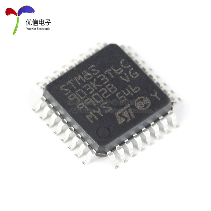 原装正品 STM8S903K3T6C LQFP-32 16MHz/8KB闪存/8位微控制器-MCU - 图0