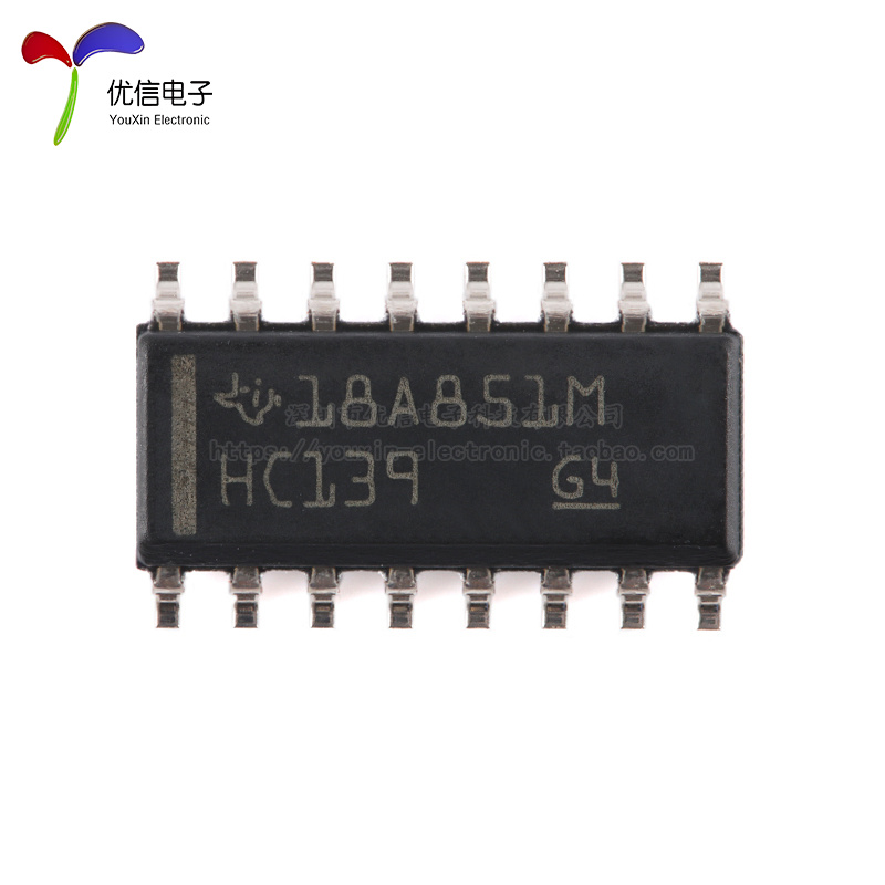 原装正品 SN74HC139DR SOIC-16 解码器/多路信号分离器芯片 - 图1