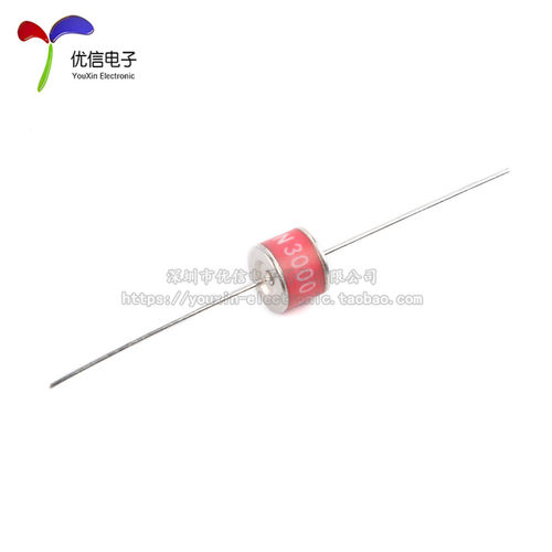 原装正品 直插陶瓷气体放电管 2R3000T-8 3000V/3KA 体积8*6mm - 图1