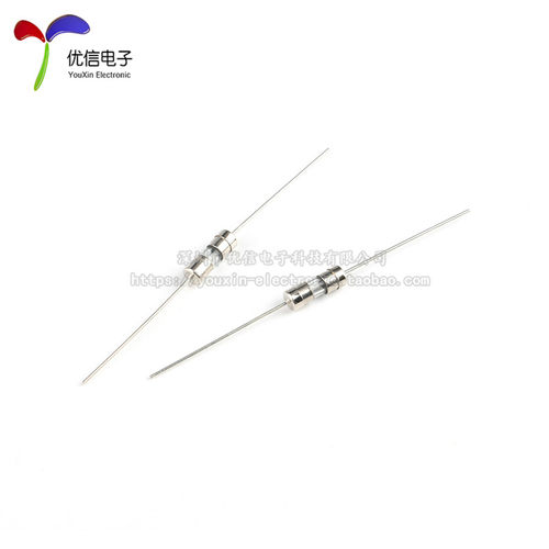 3.6*10mm带引脚保险丝/管0.5/1/2/3/5/10/15A250V慢/快断双帽引线 - 图1