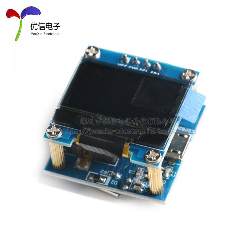 原装正品 ESP8266 0.96英寸OLED天气预报显示WiFi时钟模块