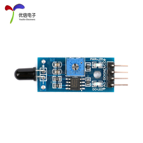 【优信电子】火光/火焰传感器模块 智能车配件 送资料 - 图1