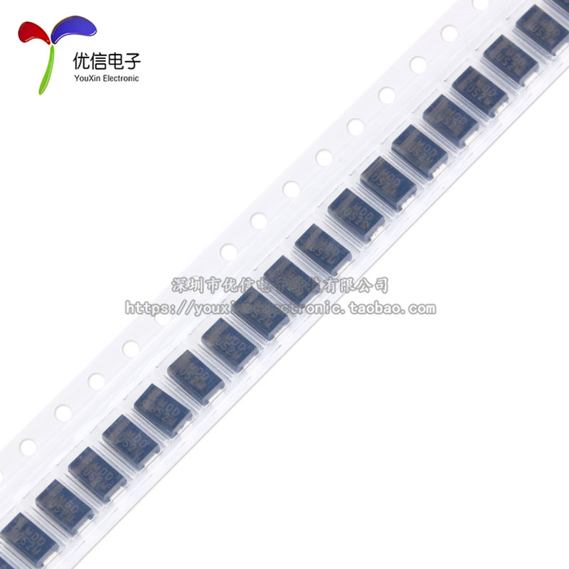 原装正品 US2M SMA(DO-214AC) 2A/1000V贴片超快恢复二极管(10只),淘宝优惠券,粉丝福利购,淘宝优惠卷