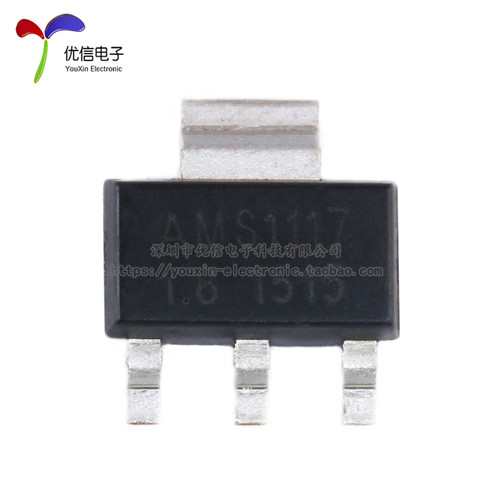 原装正品 贴片 AMS1117-1.8 SOT-223 电源降压IC 线性稳压LDO芯片 - 图0
