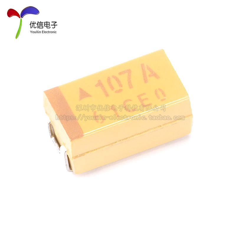 原装正品 贴片钽电容 6032C 10V 100UF ±20% TAJC107M010RNJ - 图0