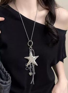 韩系蝴蝶结爱心吊坠项链