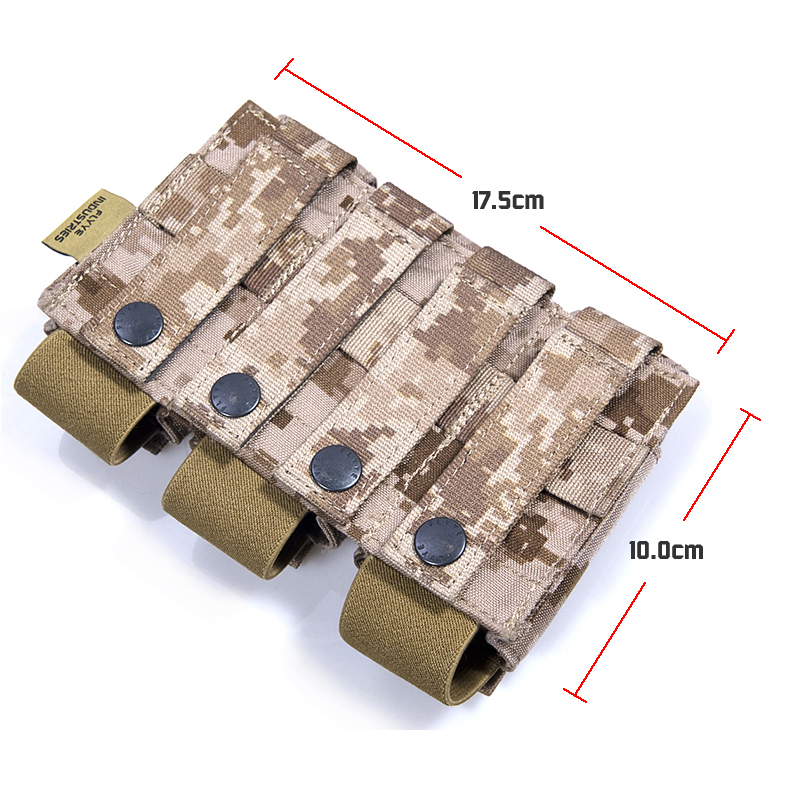 FLYYE翔野 40MM三联MOLLE多用途工具包多功能钳手电筒套G008 - 图1