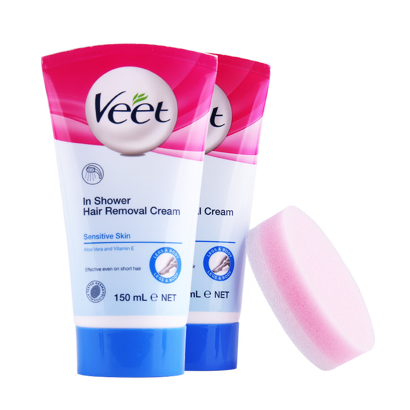 ChemistWarehouse海外旗舰店【送海绵】薇婷脱毛膏女腋下全身 沐浴敏感肌男女士专用150ml*20