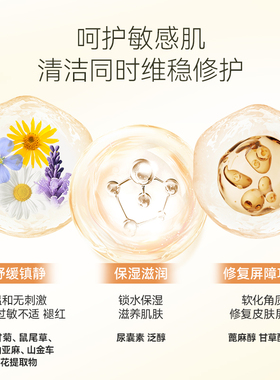 dermafora敏感肌泡沫洁面乳125ml深层清洁修复氨基酸表活男女泡泡