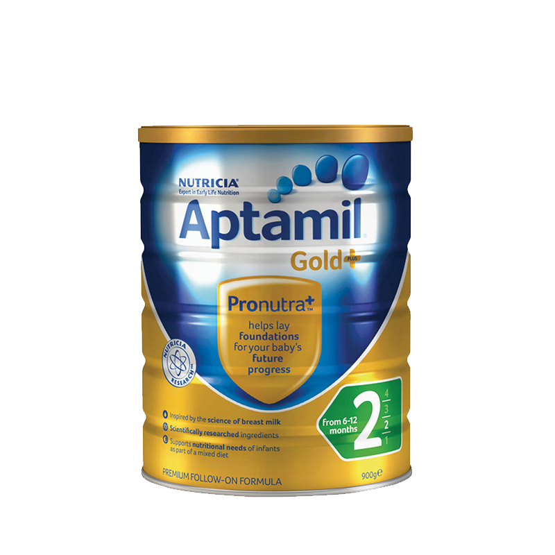 ChemistWarehouse海外旗舰店Aptamil/爱他美金装婴幼儿奶粉2段900g *6罐装牛奶粉澳洲进口奶粉1