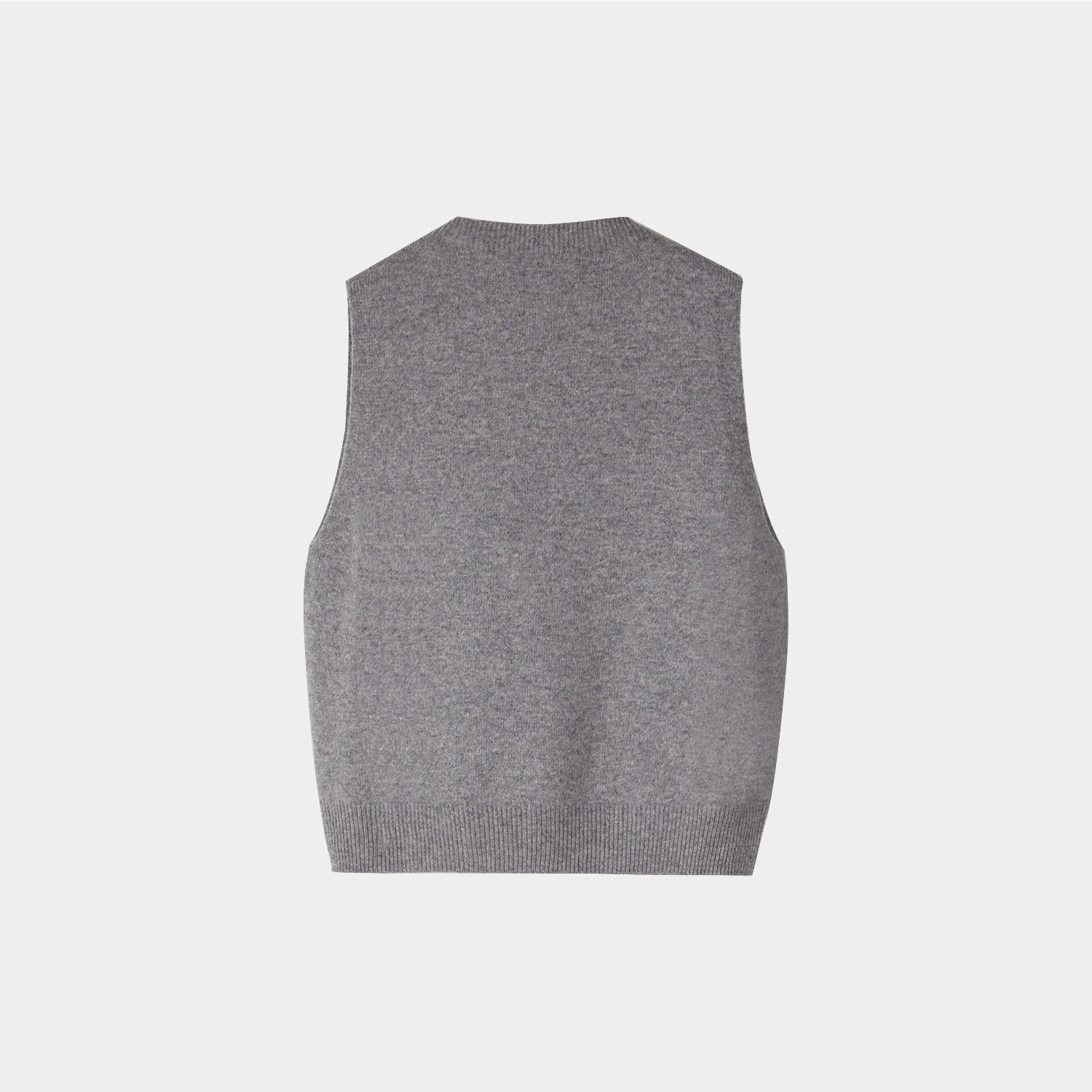 陈小满原创设计100%绵羊毛圆领针织背心女2025秋季纯色外搭马甲,淘宝优惠券,粉丝福利购,淘宝优惠卷