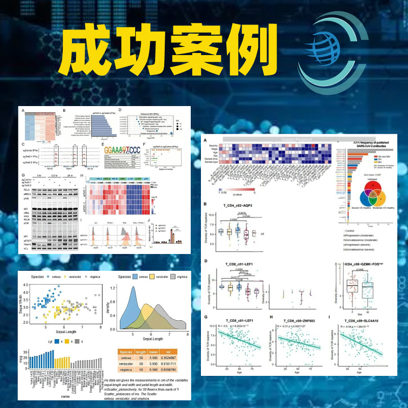 生信分析服务TCGA/GEO数据挖掘SCI2-5分代做16s转录组基因组分析-图3