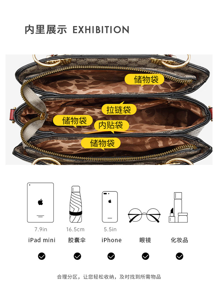 袋鼠女包新款手提包2026大气高级感真皮包中年妈妈包潮百搭斜挎包,淘宝优惠券,粉丝福利购,淘宝优惠卷