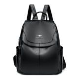 Кенгуру, универсальный рюкзак, вместительная и большая сумка через плечо, из натуральной кожи