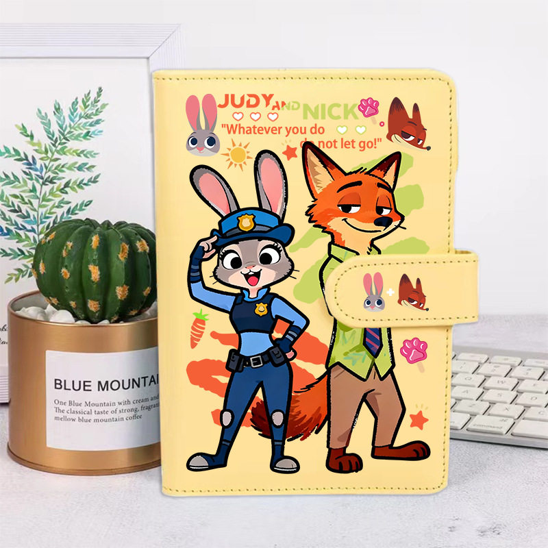 疯狂动物城二联名笔记本朱迪日记本兔子警官手账本尼克狐周边本子,淘宝优惠券,粉丝福利购,淘宝优惠卷
