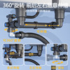 Kitchen sink drain pipe accessories single and double slot deodorant drainage pipe three-way sink drain universal set