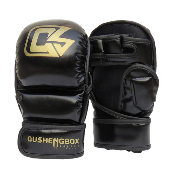 New thickened half-finger boxing gloves MMA professional training UFC boxing gloves Sanda Muay Thai fighting sandbag gloves