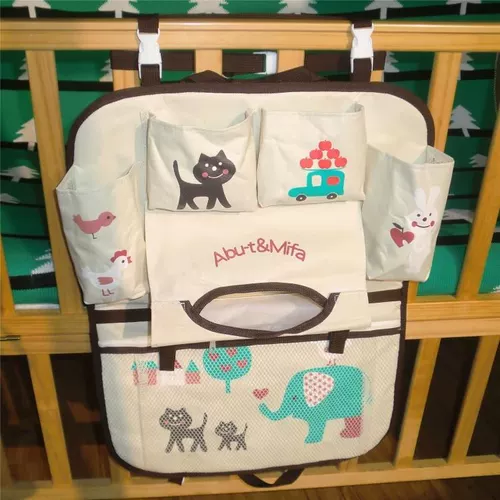 Мультяшная кроватка для кровати, большой подвесной органайзер, детская пеленка, сумка для хранения, в корейском стиле, Южная Корея