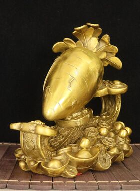 如意全铜元宝家居客厅开业礼品