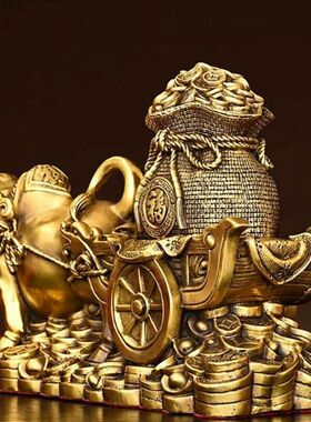 全铜牛摆件家居客厅装饰