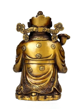 元宝财神爷居家开业礼品中式