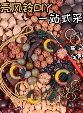 果壳风铃手工diy材料包挂件