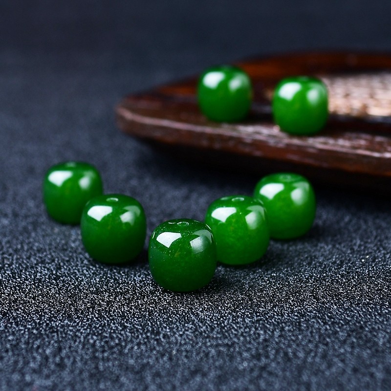 俄罗斯碧玉老型珠鼓珠散珠桶珠玉石玉髓diy手工串珠手链配饰配件,淘宝优惠券,粉丝福利购,淘宝优惠卷