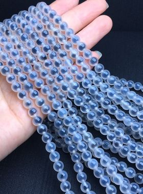 天然白糖心玛瑙手链多圈玛瑙手串冰透女友手链礼物精致显白