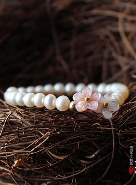 青雀记手工原创设计天然淡水珍珠