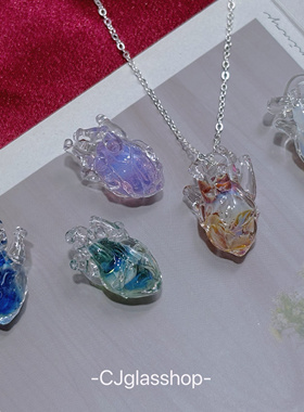 礼物项链琉璃艺术品创意吊坠手工