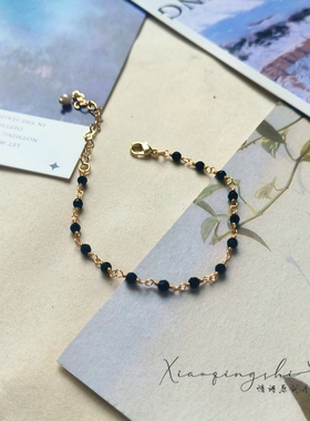 情诗小众设计ins简约手链女