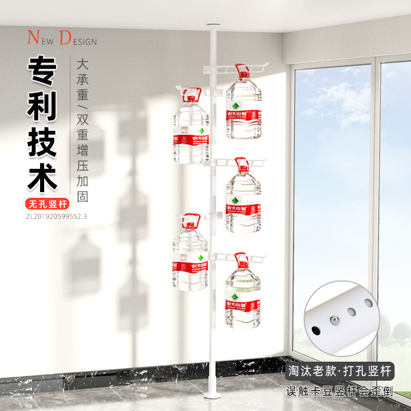 顶天立地式悬挂鸟笼架阳台窗台室内吊兰绿萝伸缩挂式花篮花盆架子,淘宝优惠券,粉丝福利购,淘宝优惠卷