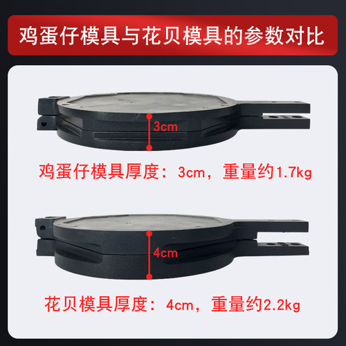 誉蜂巢鸡蛋仔机模具商用包邮鸡蛋仔机蛋仔机烤盘港式QQ蛋仔机模板 - 图2