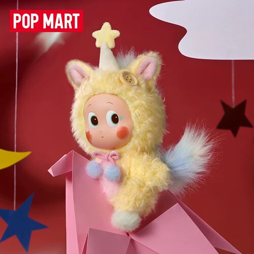 POPMART泡泡玛特labubu马力全开新春毛绒盲盒挂件马年限定星星人 - 图2