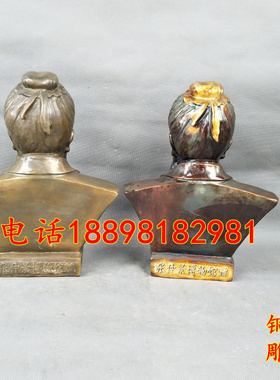 医圣张仲景铜像摆件黄铜中式诊所