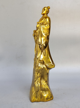 黄铜中式书房孙子兵圣桌面摆件