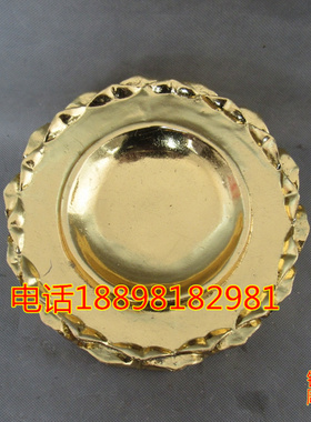 铜底座摆件莲花佛像烛台客厅摆件