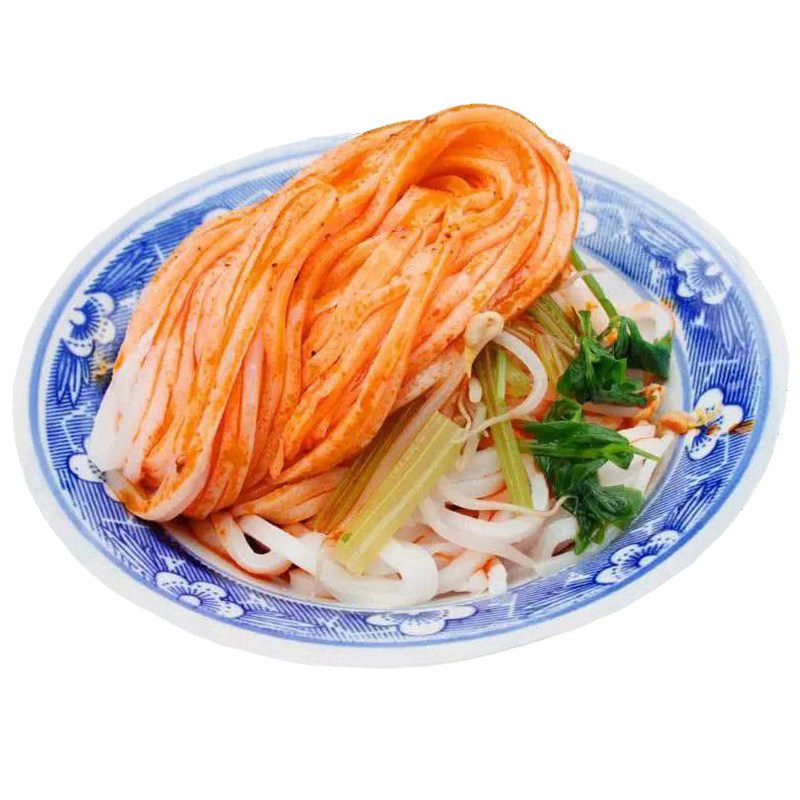 凉皮陕西特产汉中米皮现做城固面皮速食开袋即食真空米皮5袋包邮_虎窝淘
