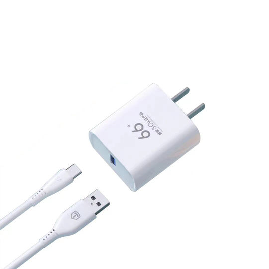 3C认证兼容66W超级快充头适用于华为/vivo/oppo/Type-c充电器头