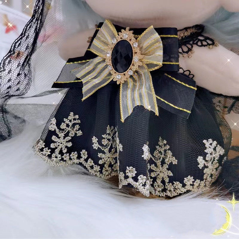 古风装棉花娃娃娃20cm娃衣手工婚纱带钻娃衣男娃公仔换装明星娃衣 - 图2