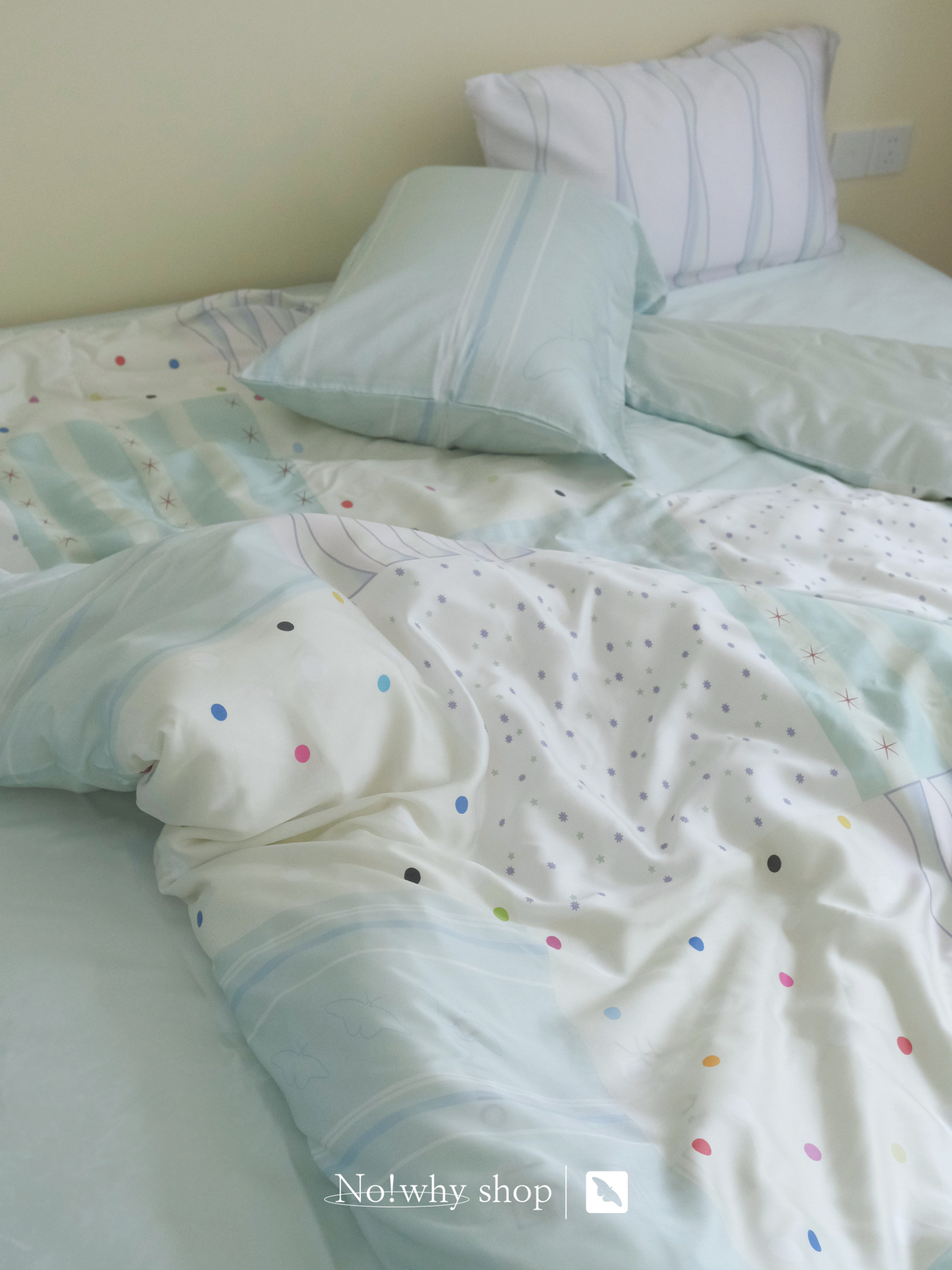 兰精天丝四件套细腻舒适60支清新格子床品No!why shop歪店”青提”