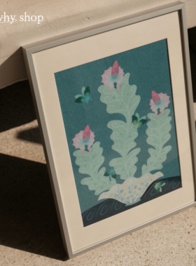 No!whyshop梦境植物客厅装饰挂画